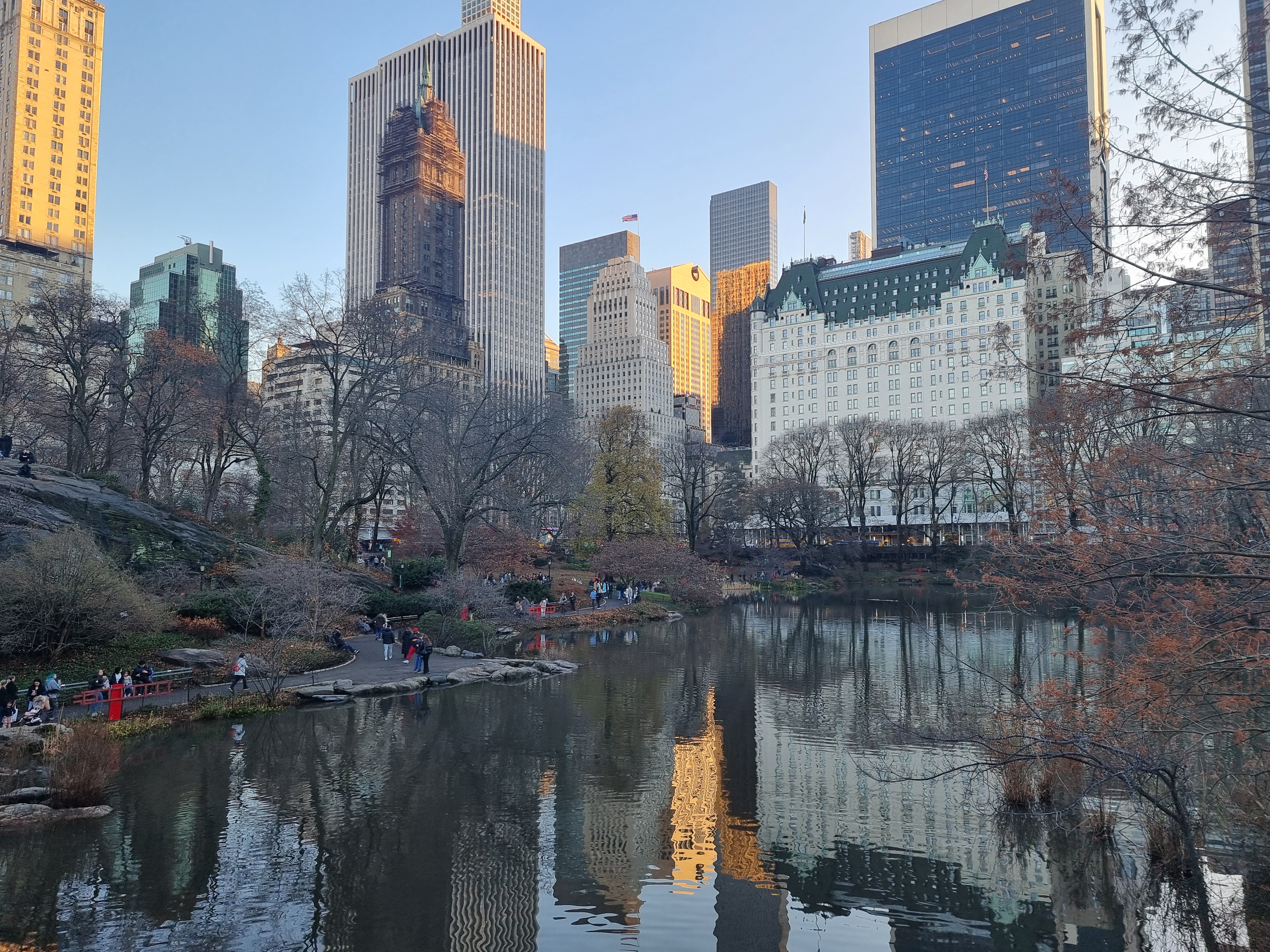 8 Plaza Hotel from Gapstow Bridge Central Park.jpg